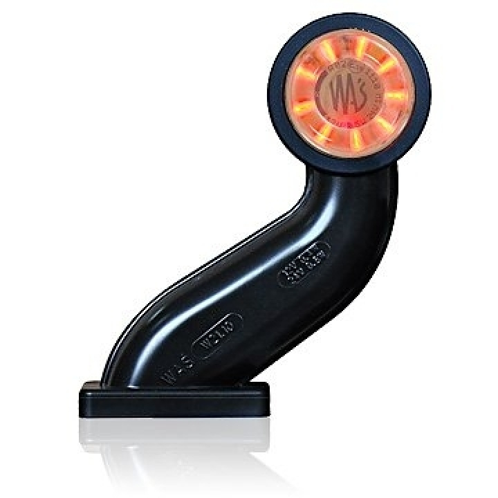 Strands Gummiarm Vit/Röd LED Vänster,Klarglas. E-Märkt 12-24V i gruppen LED-Belysning / LED-lampor hos CD Bilradio (872800371VN)