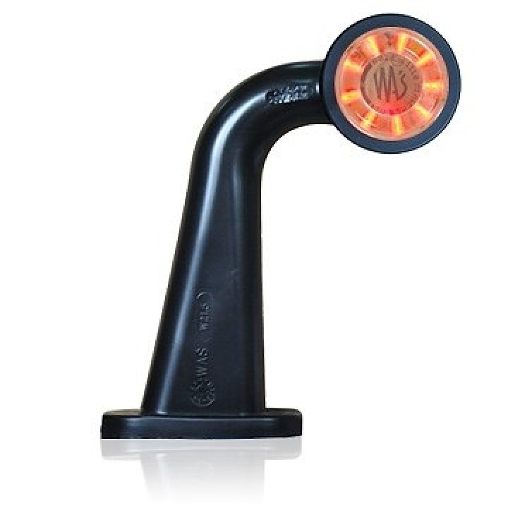 Strands Gummiarm Vit/Röd LED Vänster,Klarglas. E-Märkt 12-24V i gruppen LED-Belysning / LED-lampor hos CD Bilradio (872800372VN)