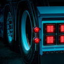 Strands Dark Knight Viking Positionsljus 6 LED, Röd