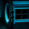 Strands Dark Knight Viking Positionsljus 6 LED, Röd
