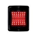 Strands Dark Knight Square Ize LED,Bak-/Bromsljus
