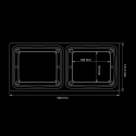 Strands Ize LED Frame Double- Horizontal