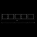 Strands Ize LED Frame 5Xsquare