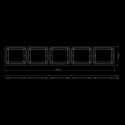 Strands Ize LED Frame 5Xsquare