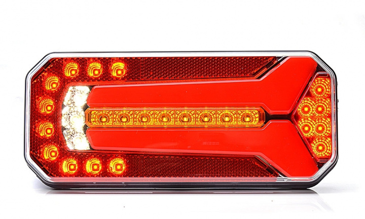 Strands Baklampa LED Universal 12-24V,5 Funktioner i gruppen LED-Belysning / Fordonsbelysning hos CD Bilradio (872800780)