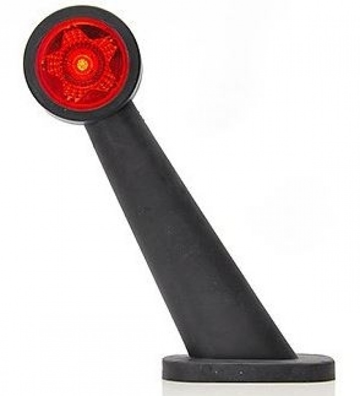 Strands Gummiarm (Vit & Röd) 12-24V,Höger i gruppen LED-Belysning / LED-lampor hos CD Bilradio (872800875H)