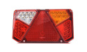 Strands Baklampa 5 Kammare LED Höger,12-24V DC Bak, Broms, Back, Dim, Blink