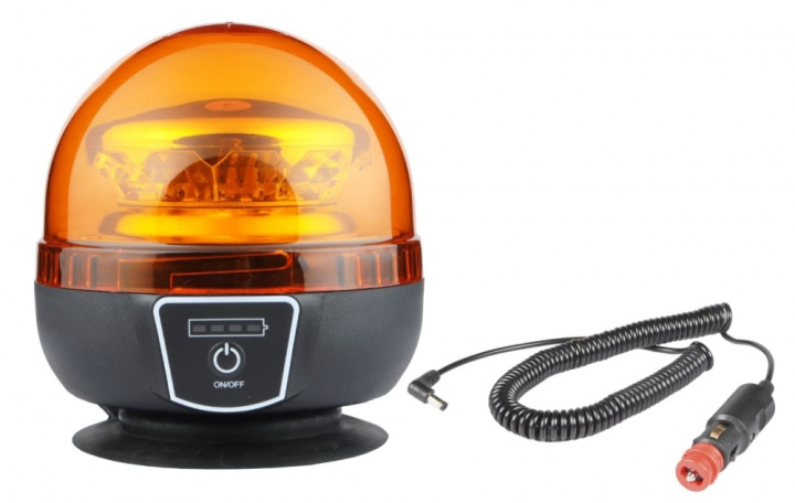 Strands Portabel Roterande Varningsljus LED Uppladdningsbar i gruppen LED-Belysning / Fordonsbelysning hos CD Bilradio (872809084)