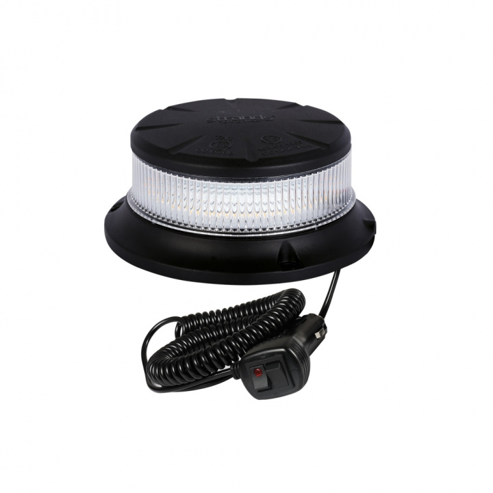 Strands Roterande Varningsljus Orange LED Magnet/Klar Lins i gruppen LED-Belysning / Fordonsbelysning hos CD Bilradio (872809096)