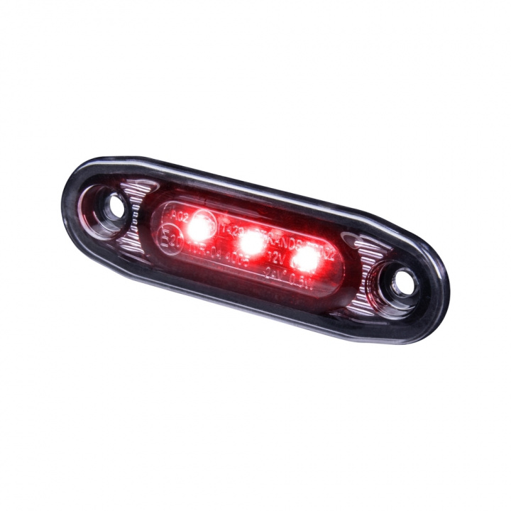 Strands Dark Knight Ultra Slim Positionsljus Röd LED i gruppen LED-Belysning / Fordonsbelysning hos CD Bilradio (872810029)