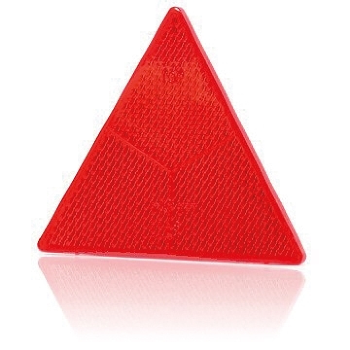 Strands Reflex Trekantig Röd (Släp),135X155Mm. Skruv PÅ Baksidan i gruppen LED-Belysning / Fordonsbelysning hos CD Bilradio (872810638)