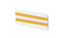 Strands Reflex Orange 105X51Mm Självh. 4-Pack,Med Dubbelhäftande Tejp.