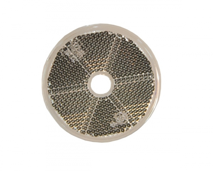 Strands Reflex Vit Rund 60Mm Med Hål. 4-Pack,E-Märkt. i gruppen LED-Belysning / Fordonsbelysning hos CD Bilradio (8728106504)