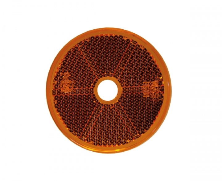 Strands Reflex Orange Rund 60Mm M. Hål 4-Pack,E-Märkt. i gruppen LED-Belysning / Fordonsbelysning hos CD Bilradio (8728106524)