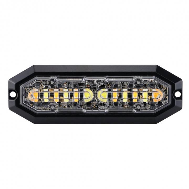 Strands Duo Riktat Blixtljus Orange/Blå 12 LED i gruppen LED-Belysning / Fordonsbelysning hos CD Bilradio (872850135HPB)