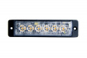 Strands Riktat Blixtljus Orange 6 LED
