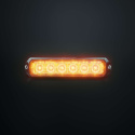 Strands Riktat Blixtljus Orange 6 LED