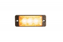 Strands Slim Riktat Blixtljus Orange 3 LED, Adr-Godkänd
