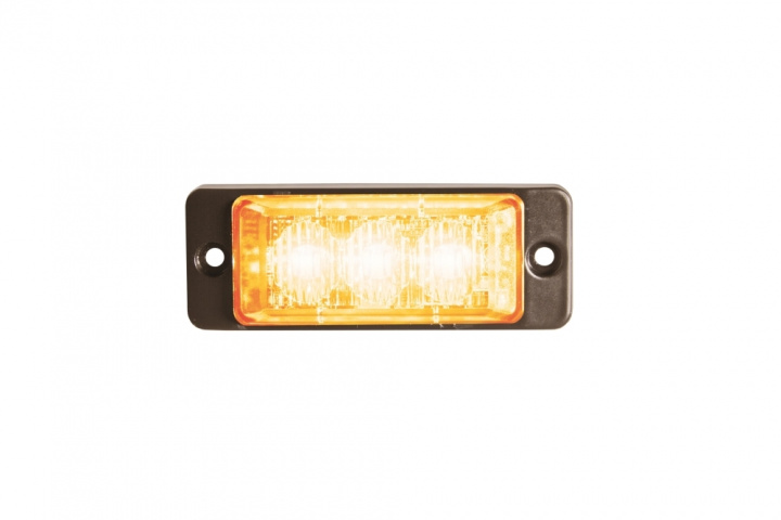 Strands Slim Riktat Blixtljus Orange 3 LED, Adr-Godkänd i gruppen LED-Belysning / Fordonsbelysning hos CD Bilradio (872850185HPA)