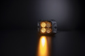 Strands Duo Riktat Blixtljus Orange/Vit 4 LED