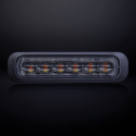 Strands Dark Knight Riktat Blixtljus Orange 6 LED Mörktonat Lins