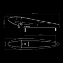 Strands Ize LED Silver Arrow Torpedo Lampa