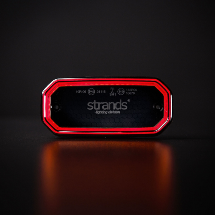 Strands For9T Scale Rött Positionsljus i gruppen LED-Belysning / Fordonsbelysning hos CD Bilradio (872850453)