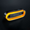 Strands FOR9T Gravity sidomarkeringslampa, amber, 10-40V, 2,5m kabel