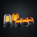 Strands Big Energy XL Roterande Varningsljus Klar Lins