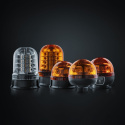 Strands Big Energy XL Roterande Varningsljus Klar Lins