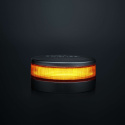 Strands Unity varningsljus, roterande, 107 mm, amber, ytmontage, ICAO