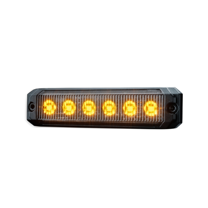 Strands Dark Knight SM6 varningsljus, 6 LED, riktat, mörk lins i gruppen LED-Belysning / Fordonsbelysning hos CD Bilradio (872905101)