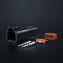 Strands DTP-2PIN kontaktset, 5-pack, 24A/280W