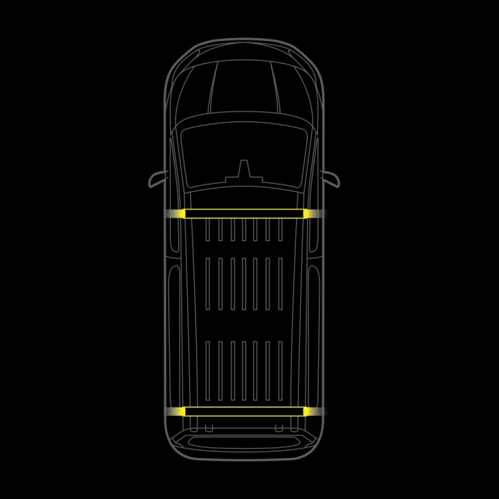 Strands Cruise Light C-Rack, Opel Vivaro 2020- i gruppen LED-Belysning / Ljuskit & paket hos CD Bilradio (872RRS3446240)