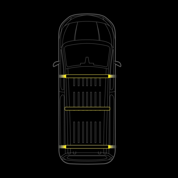Strands Cruise Light C-Rack, Opel Vivaro 2014-2019 i gruppen LED-Belysning / Ljuskit & paket hos CD Bilradio (872RRS3447340)