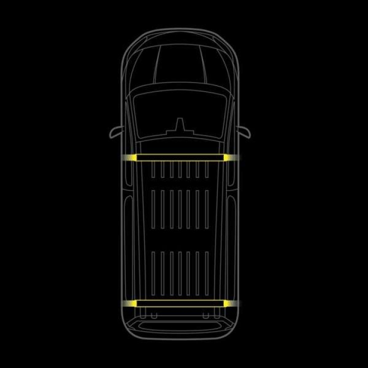 Strands Cruise Light C-Rack, för VW Transporter T7 i gruppen Modellanpassat / Volkswagen / Transporter hos CD Bilradio (872RRS4874240)