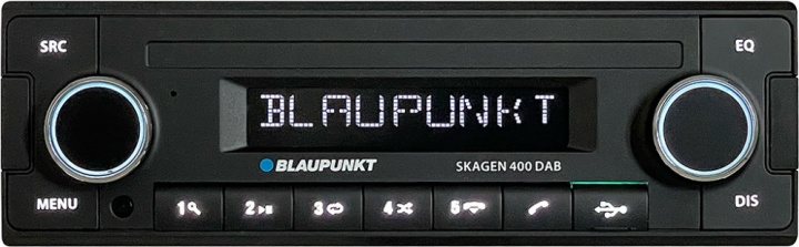 Blaupunkt Skagen 400 DAB, retro bilstereo med Bluetooth och DAB+ i gruppen Bilstereo / Bilstereo enkeldin hos CD Bilradio (872SKAGEN400DAB)