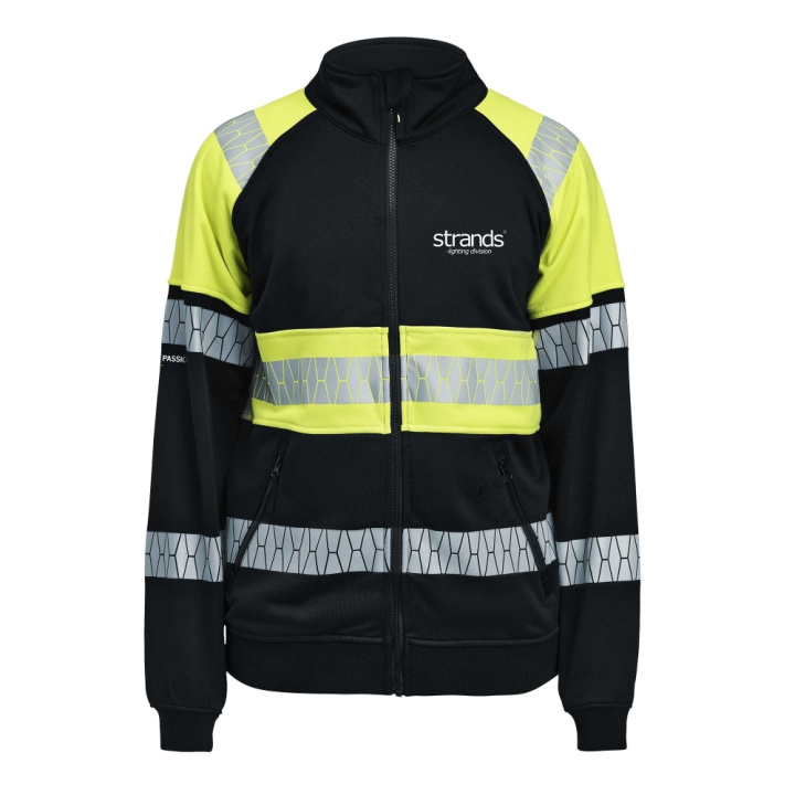 Strands sweatshirt zip, hi-vis, XL i gruppen Tillbehör / Övrigt / Dekaler / Reklam mm, hos CD Bilradio (872SLD20066)