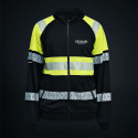 Strands sweatshirt zip, hi-vis, XL