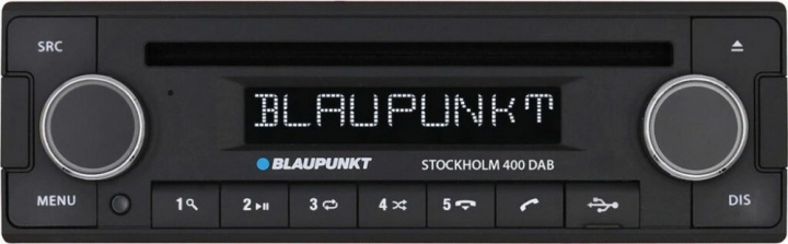 Blaupunkt Stockholm 400, retro bilstereo med Bluetooth och DAB+ i gruppen Bilstereo / Bilstereo enkeldin hos CD Bilradio (872STHLM400DAB)
