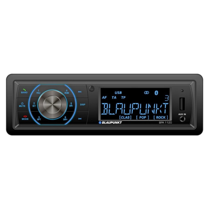 Blaupunkt BPA 1120, bilstereo med Bluetooth i gruppen Bilstereo / Bilstereo enkeldin hos CD Bilradio (873BPA1120BT)
