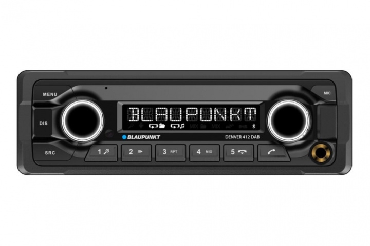 Blaupunkt Denver 412 DAB, Heavy Duty 12Volt i gruppen Bilstereo / Bilstereo enkeldin hos CD Bilradio (873DENVER412DAB)