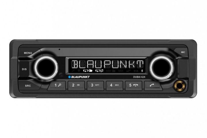 Blaupunkt Dubai 424, tålig 24V stereo och 3 par lågnivå i gruppen Bilstereo / Bilstereo enkeldin hos CD Bilradio (873DUBAI424)