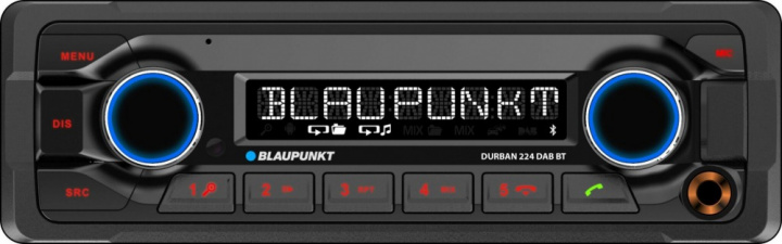 Blaupunkt Durban 224 DAB BT, 24V-bilstereo med DAB och BT i gruppen Bilstereo / Bilstereo enkeldin hos CD Bilradio (873DURBAN224DABBT24V)