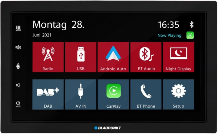 Blaupunkt Oslo 600 DAB, bilstereo med trådlös CarPlay/Android Auto i gruppen Bilstereo / Bilstereo dubbeldin hos CD Bilradio (873OSLO600DAB)