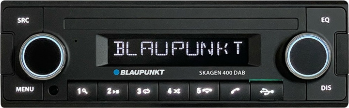 Blaupunkt Skagen 400 DAB, retro bilstereo med Bluetooth och DAB+ i gruppen Bilstereo / Bilstereo enkeldin hos CD Bilradio (873SKAGEN400DAB)