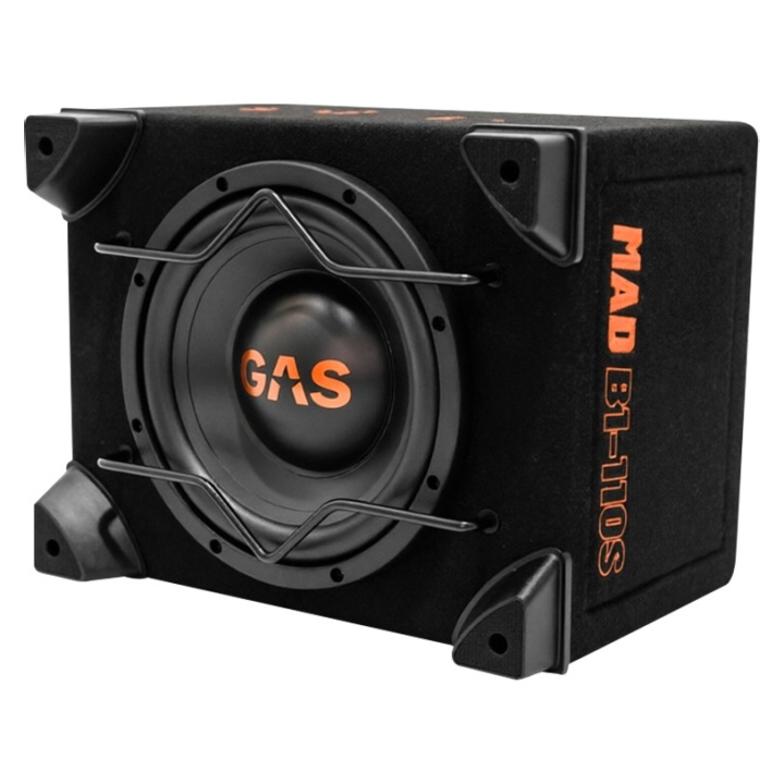 GAS MAD B1-110S, sluten 1x10 tums baslåda i gruppen Baslådor / Enkellådor hos CD Bilradio (900MADB1110S)