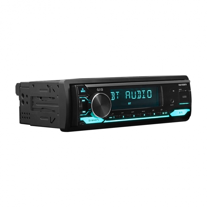 GAS MAD M130-BTN bilstereo med Bluetooth, DSP och 3 par lågnivå i gruppen Bilstereo / Bilstereo enkeldin hos CD Bilradio (900MADM130BTN)
