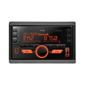 GAS MAD M210-BTR, 2-DIN bilstereo med Bluetooth och 2 par lågnivå