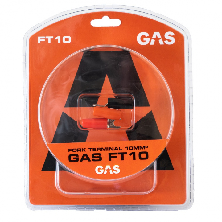 GAS gaffelkabelsko med täckskydd, 10mm² i gruppen Kampanjer / Utförsäljning GAS tillbehör hos CD Bilradio (910FT10)